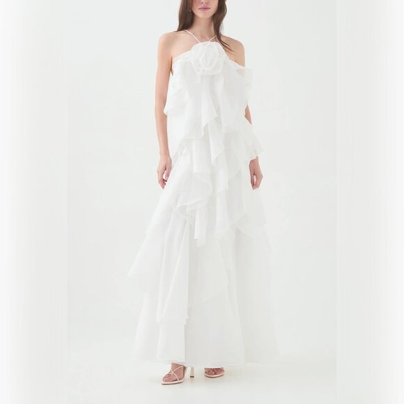 AJE Pandorea Layered Maxi Dress
